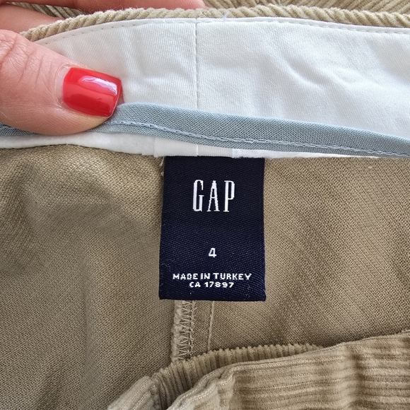 Gap Women's Size 4 Beige Corduroy Skirt - Picture 7 of 12
